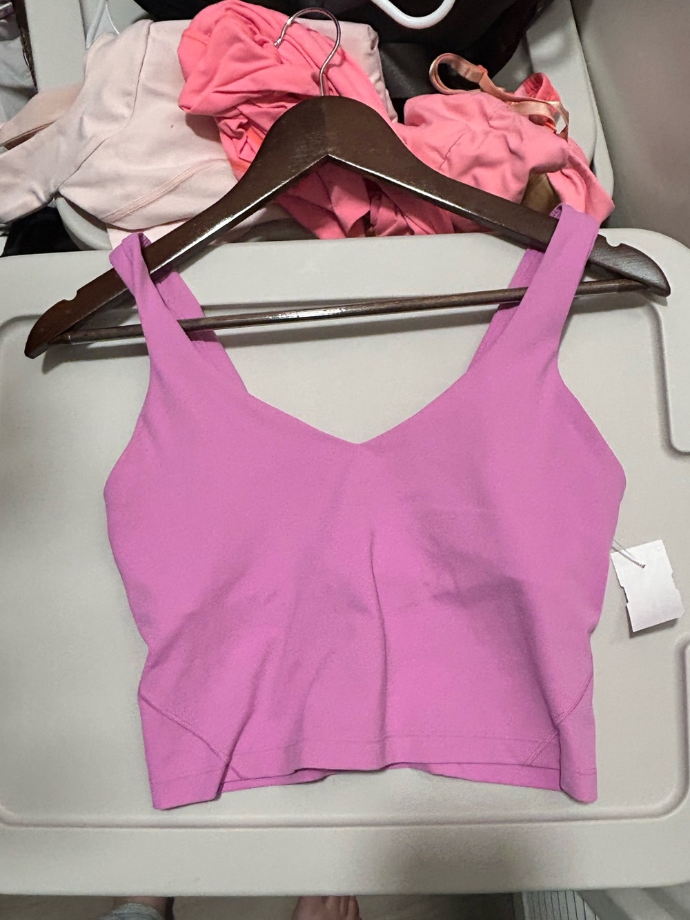 Lululemon align  Crop Tank Top - Pink size 8